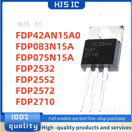 5 Chiếc FDP083N15A FDP075N15A FDP42AN15A0 FDP2532 FDP2552 FDP2572 FDP2710 TO-220 Chất Lượng Tốt Nhất