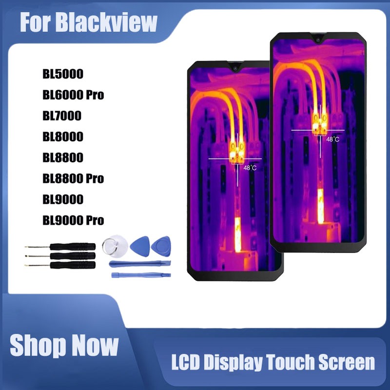Dành Cho Blackview BL5000 BL6000 BL7000 BL8000 BL8800 BL9000 Pro Màn Hình LCD Thay Thế Màn Hình Cảm 