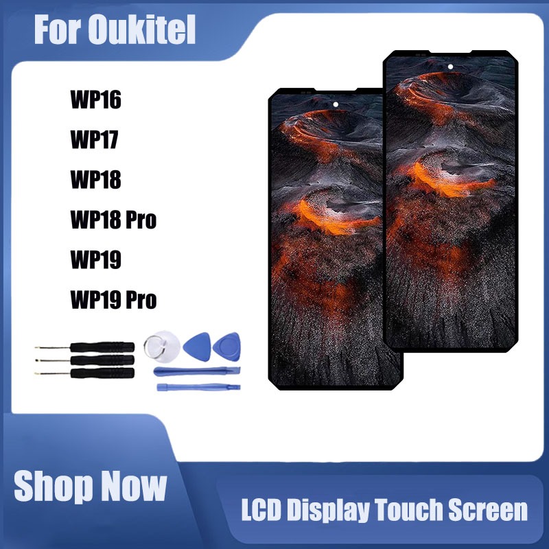 Tương thích với màn hình LCD Oukitel WP16 WP17 WP18 WP19 Pro Thay thế màn hình cảm ứng