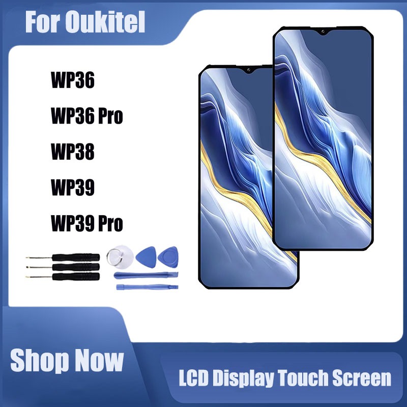 Tương thích với màn hình LCD Oukitel WP36 WP38 WP39 Pro Thay thế màn hình cảm ứng