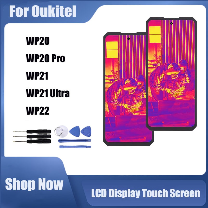 Tương thích với màn hình LCD Oukitel WP20 Pro WP21 Ultra WP22 Thay thế màn hình cảm ứng