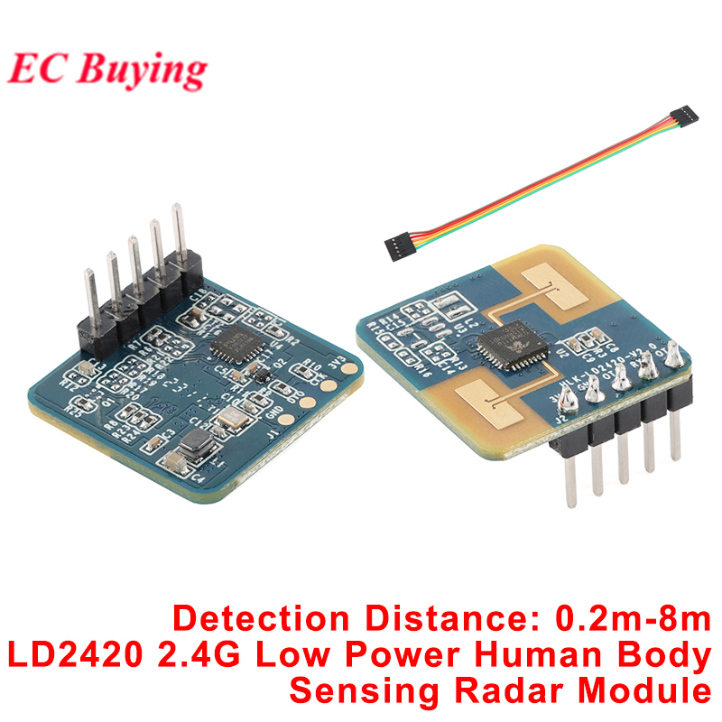 LD2420 24GHz mmWave Radar Mô-đun cảm biến chuyển động hiện diện của con người Cảm biến thông minh HL