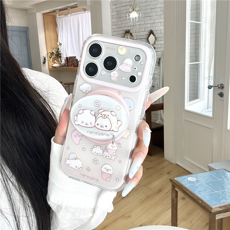 Ốp điện thoại iPhone 17 Pro max Seal pattern TPU materia IMD