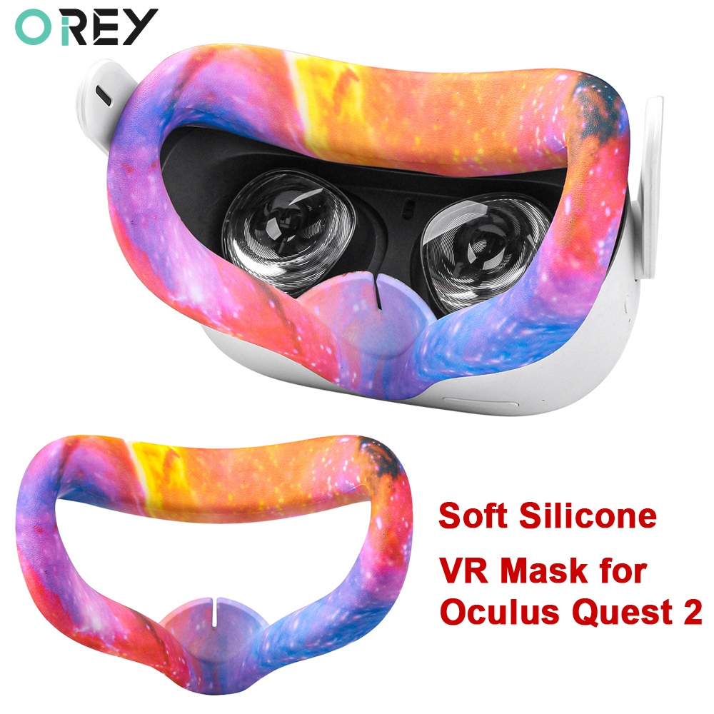 Dành Cho Oculus Quest 2 Thay Thế Silicon Bảo Vệ Mặt Thảm Bảo Vệ Miếng Lót Mắt Cho Oculus Quest 2 VR 