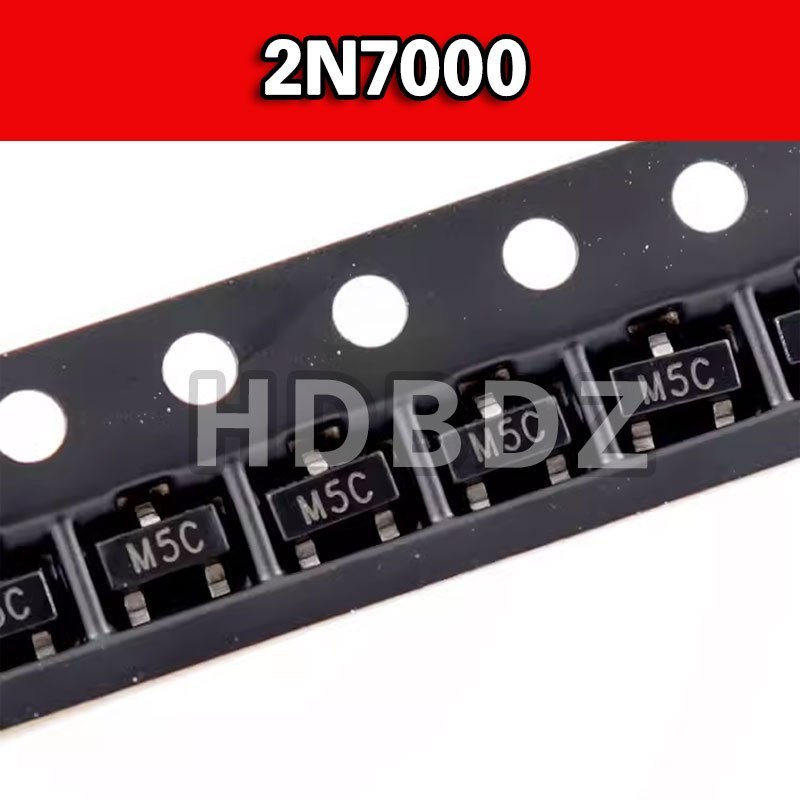 50~100PCS 2N7000 SOT-23 Công tắc Triode IC SMD