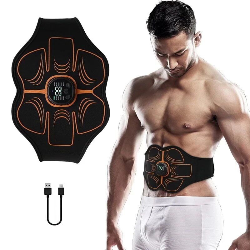 Đai tập bụng EMS Đai săn chắc điện cơ bụng USB Recharge Fitness