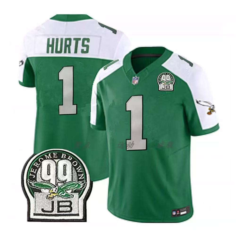 Áo bóng bầu dục NFL Jersey mới Philadelphia Eagles Philadelphia Eagles 1 #Hurts