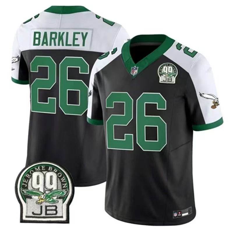 Áo bóng bầu dục NFL Jersey Philadelphia Eagles Philadelphia Eagles 26 #Barkley
