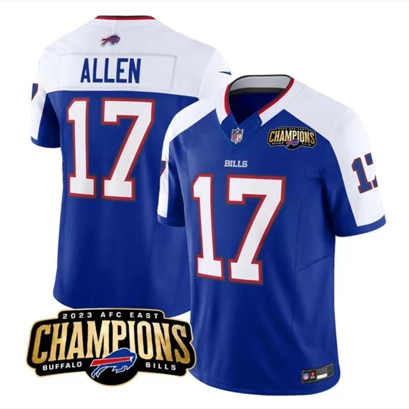 NFL Rugby Jersey Buffalo Bills Buffalo Bills 17 #Allen