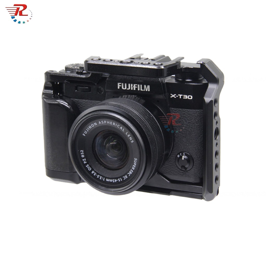Bộ lồng Fujifilm XT30III L Phát hành nhanh Tấm QR Giá đỡ máy ảnh Tay cầm cho Fujifilm XT30III XT30II