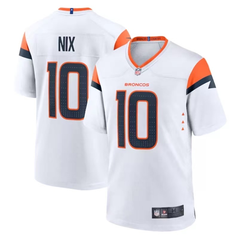 Áo bóng bầu dục NFL Jersey Denver Broncos Denver Broncos Jersey 10 #Nix #2