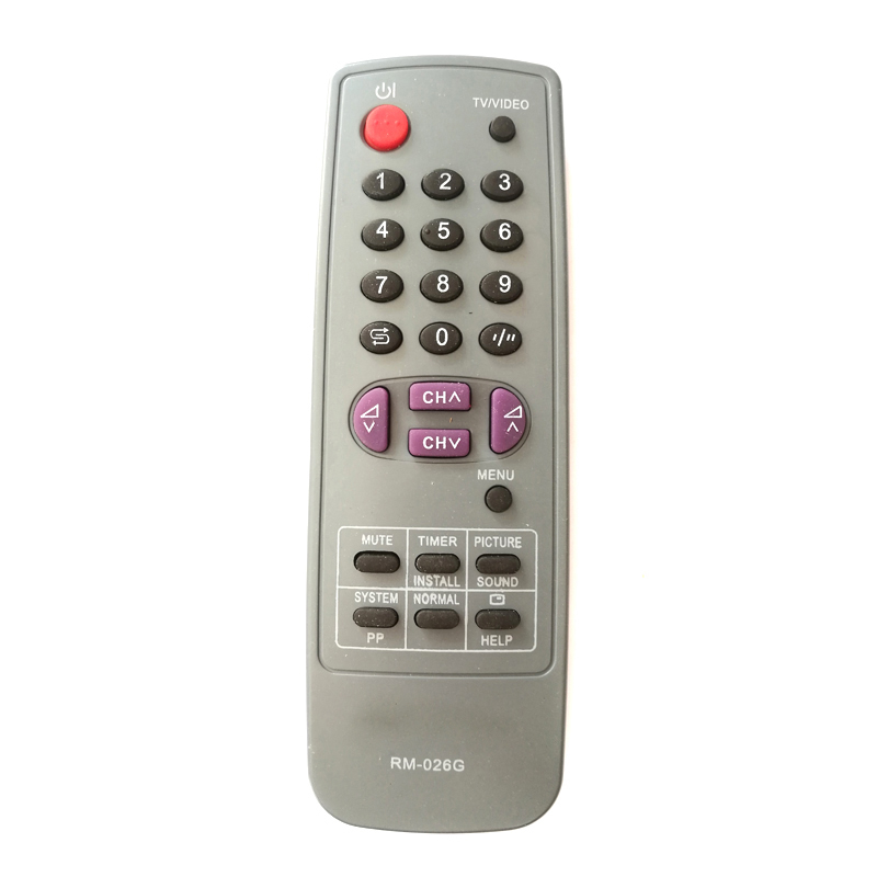 RM-026G TV Điều Khiển Từ Xa Thay Thế Bộ Điều Khiển Truyền Hình Đa Năng Cắm Và Chạy Không Thiết Lập C