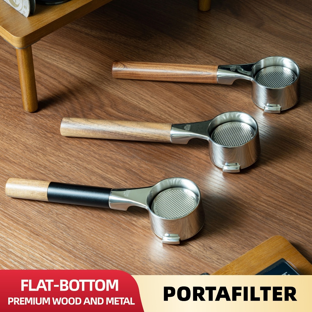 NEOUZA 51mm Không đáy Portafilter 2 tai cho DeLonghi Stilosa ECP31.21 ECP33.21 ECP35.31 ECP3420 ECP3