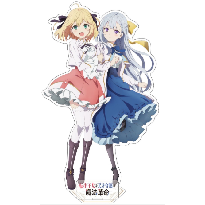 Magical Revolution Anime Hình Anisphia Wynn Palettia & Euphyllia Magenta Acrylic Stand Set