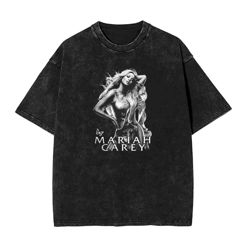Camiletta Mariah Carey Brazil Tour Brusa Mariah Carey PB Wash Áo thun Cotton in hình