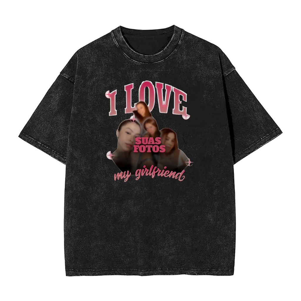 I Love My Girlfriend - I Love My Girlfriend Áo thun cotton in hình thiết kế