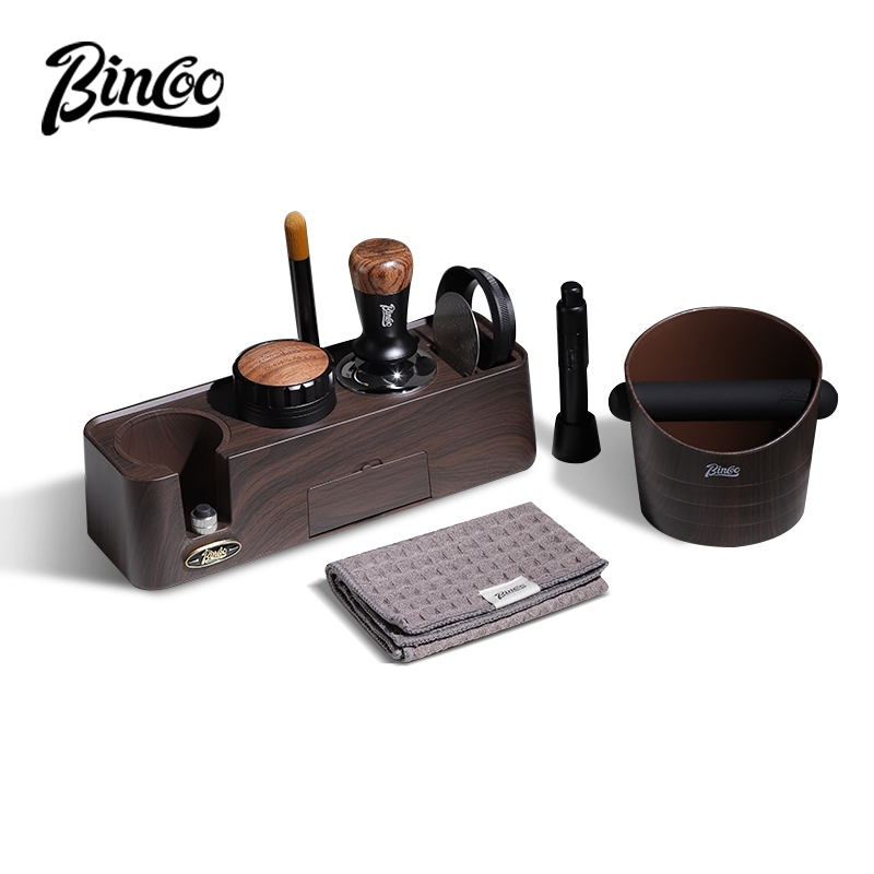 BINCOO Espresso Tamper Station Set Portafilter Đế Tamper & Nhà phân phối Bộ 3 món 51MM / 58MM