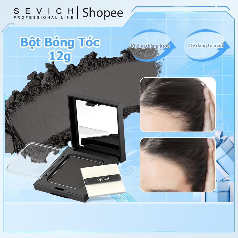 Phấn phủ Sevich che hói che chân tóc che tóc bạc 12g