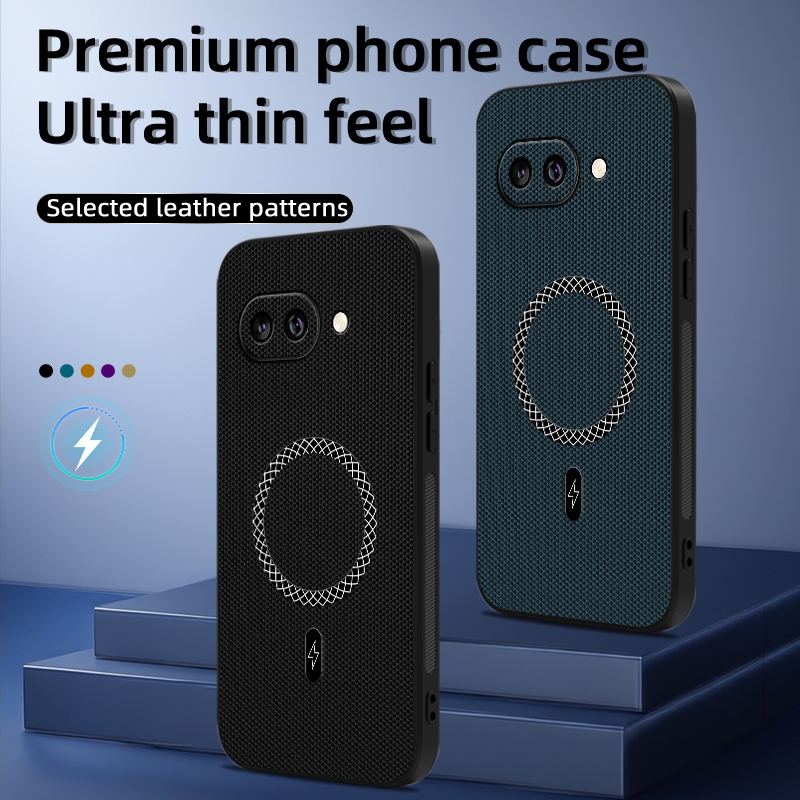 Ốp Lưng Cho Google Pixel 9a 5G Pixel9a GXQ96 GTF7P G3Y12 Vỏ Điện Thoại Da Sạc Không Dây Ô Tô Từ Tính