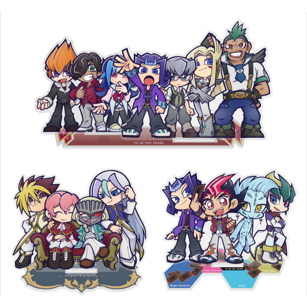 Yu-Gi-Oh Yugi Muto / Atem / Seto Kaiba / Joey Wheeler Acrylic Stand Set Anime Merch