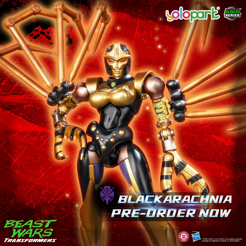 YOLOPARK AMK Series Transformers Beast Wars Blackarachnia 16.5cm 1 / 10 Bộ mô hình