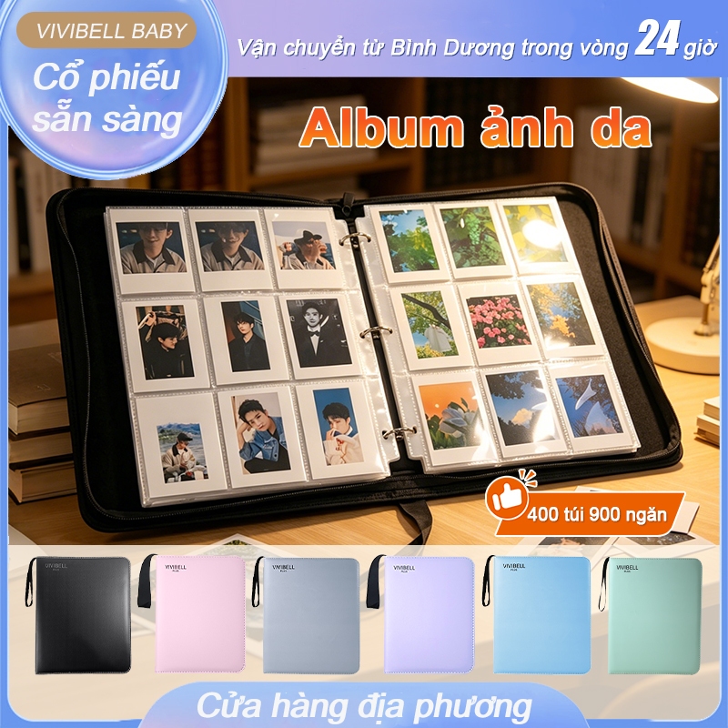 【Giao trong 24h】Album Binder Đựng Card 400/900 Trang, Collect Book Sức Chứa Lớn