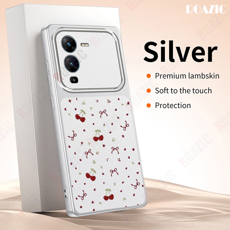 Ốp Điện Thoại Bảo Vệ Camera Cho VIVO V25 Pro 5G V25 5G V25e V23 5G V23e V23e 5G Thiết Kế Nơ Anh Đào 