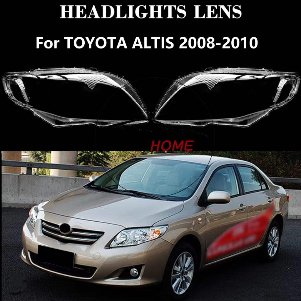 Ống kính đèn pha cho Toyota Corolla ALTIS 2008 2009 2010 Cản trước đèn pha ống kính / nắp đèn pha