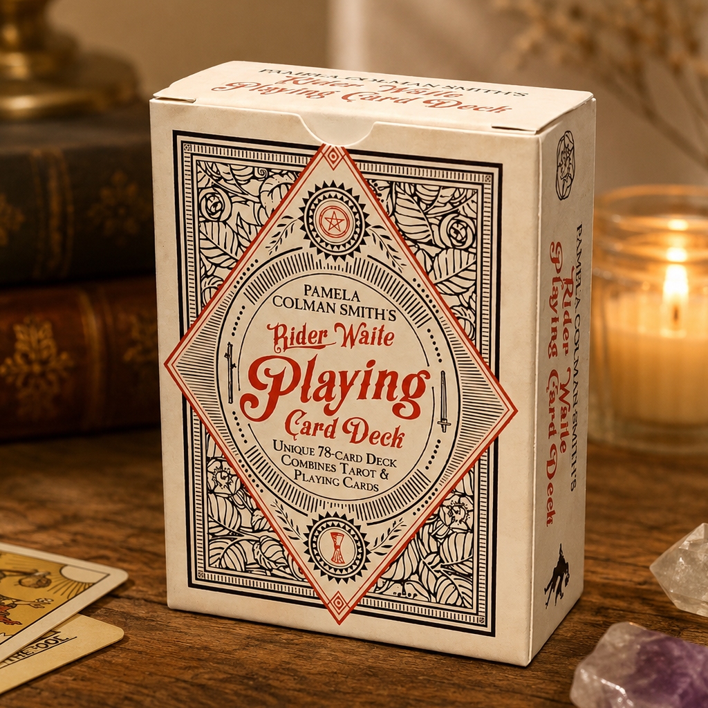 Bộ bài chơi RWS: Bộ bài Poker 78 lá được minh họa với hình ảnh RWS, Kết hợp Tarot và bài chơi, Bộ bà