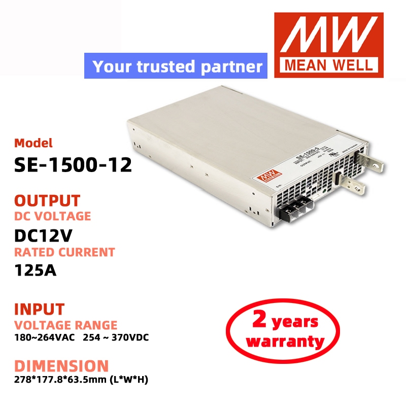 MEAN WELL SE-1500-24 SE-1500-12 SE-1500-27 SE-1500-48 SE-1500-15 Bộ nguồn chuyển mạch Nguồn điện Mea