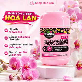 Bột phân bón vi sinh lan 100g – Chăm sóc rễ, Hỗ trợ Bud & Bloom, Dinh dưỡng thực vật để tăng trưởng khỏe mạnh