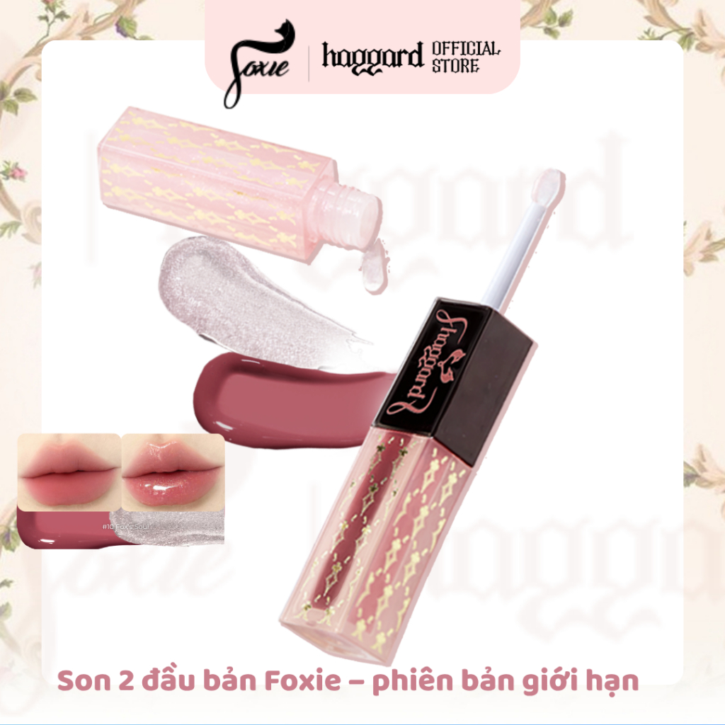 [Foxie x haggard] Son Sương Nước Thủy Tinh Hai Đầu EMO Monster Series Double-ended