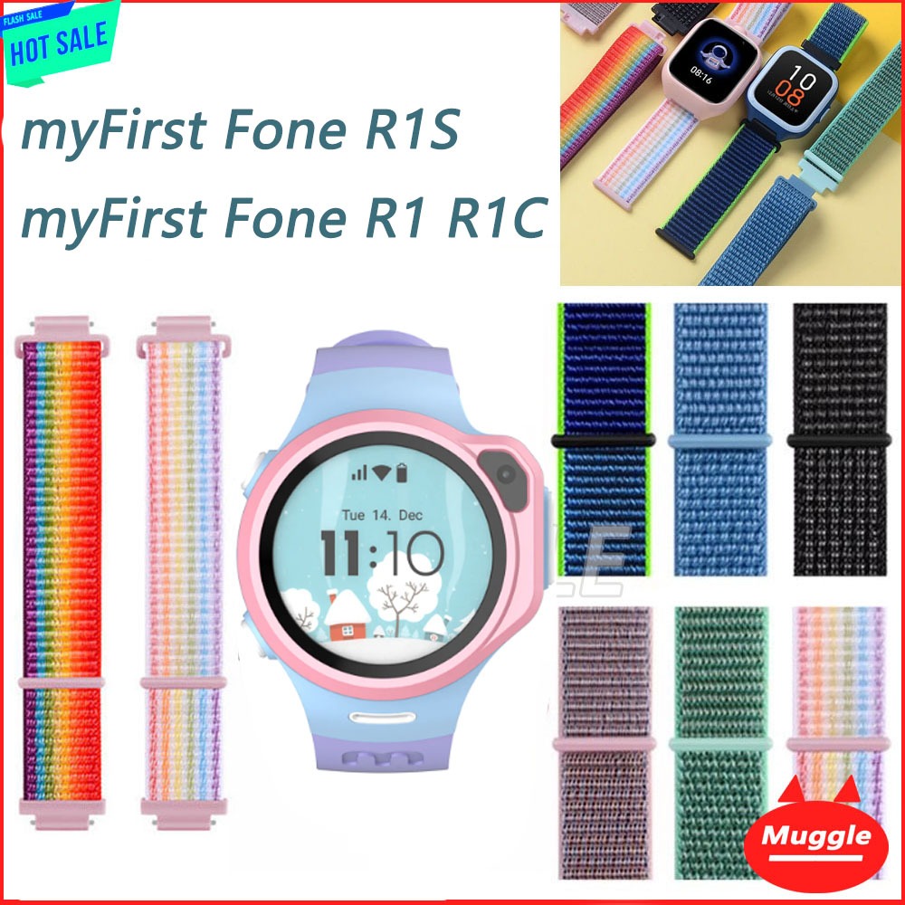Dây đeo đồng hồ cổ tay bằng nylon MyFirst Fone R1S R1 R1C Dây đeo đồng hồ bằng vải Nylon Đầu tiên Fo