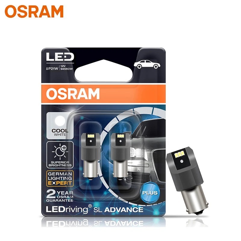OSRAM LEDriving SL Advance P21W S25 1156 12V 2.5W 9456CW BA15s Đèn lùi ô tô Bóng đèn sương mù LED Đè