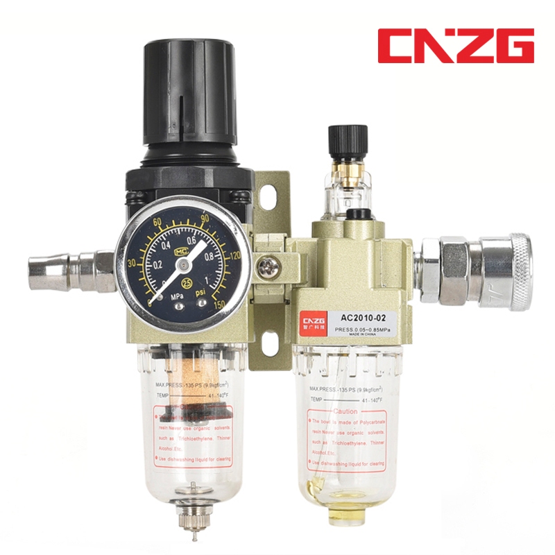 Van điều chỉnh áp suất khí nén CNZG AC2010-02 1/4" BSP chuyên dụng