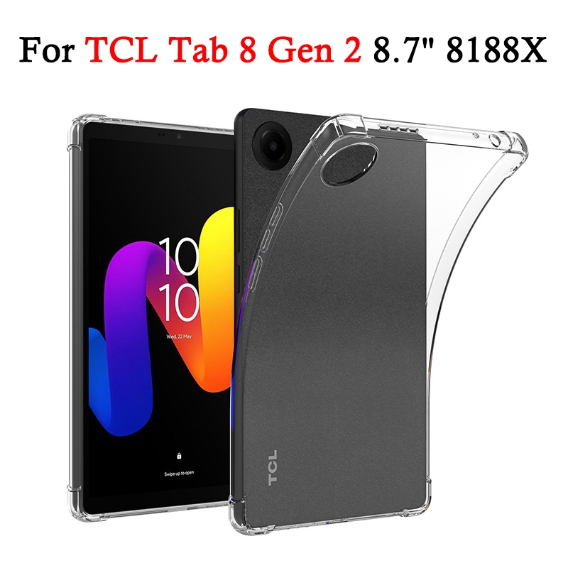 Dành Cho TCL Tab 8 Gen 2 8.7 Inch 8188X Vỏ Máy Tính Bảng Trong Suốt TPU Mềm Chống Sốc