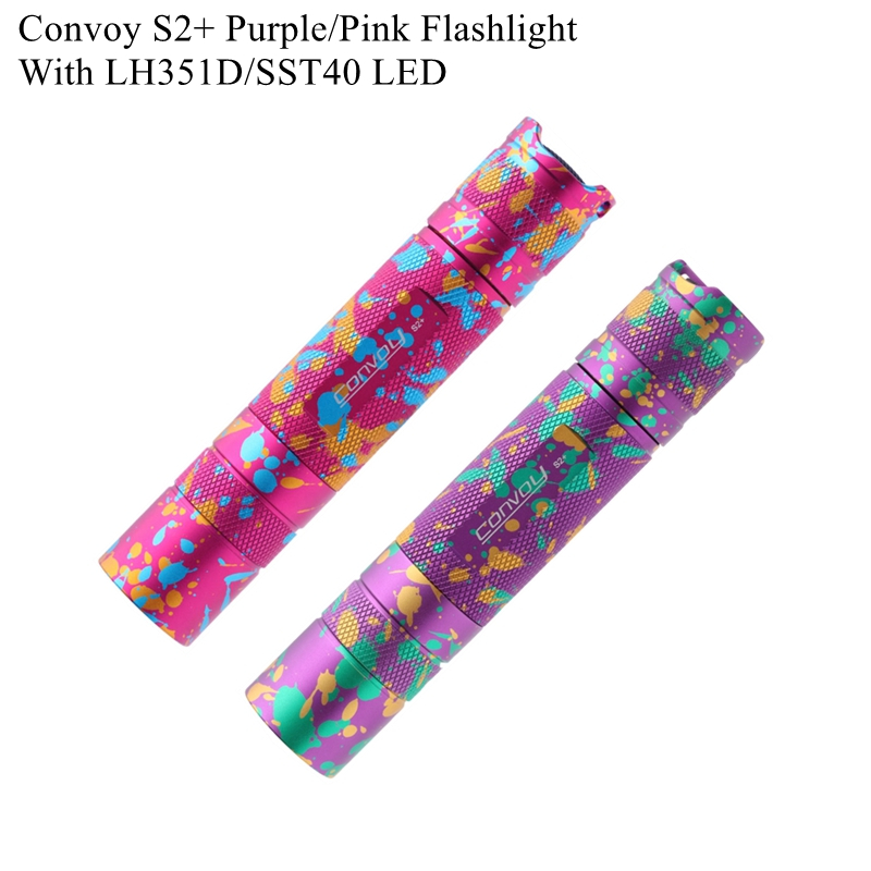 Đèn pin Convoy S2 + chính hãng có đèn LED LH351D / SST40 / 519A