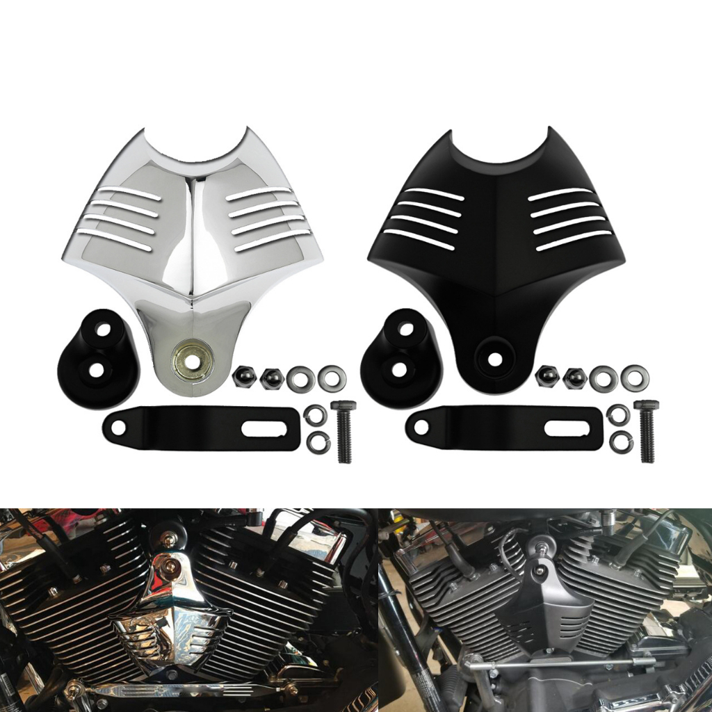 CNC Chrome / Mờ Đen Trang Trí Loa Lọc Không Khí Bộ Chế Hòa Khí Sừng Vỏ Dễ Dàng Bu Lông Phù Hợp Với H