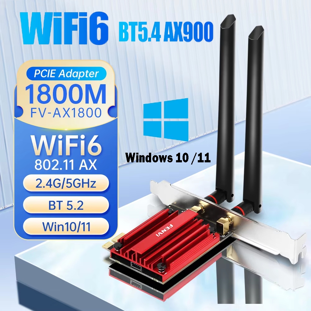 Bộ chuyển đổi WiFi băng tần kép 2.4G / 5G MT7921 Bộ chuyển đổi không dây PCI-E Express Bluetooth 5.2