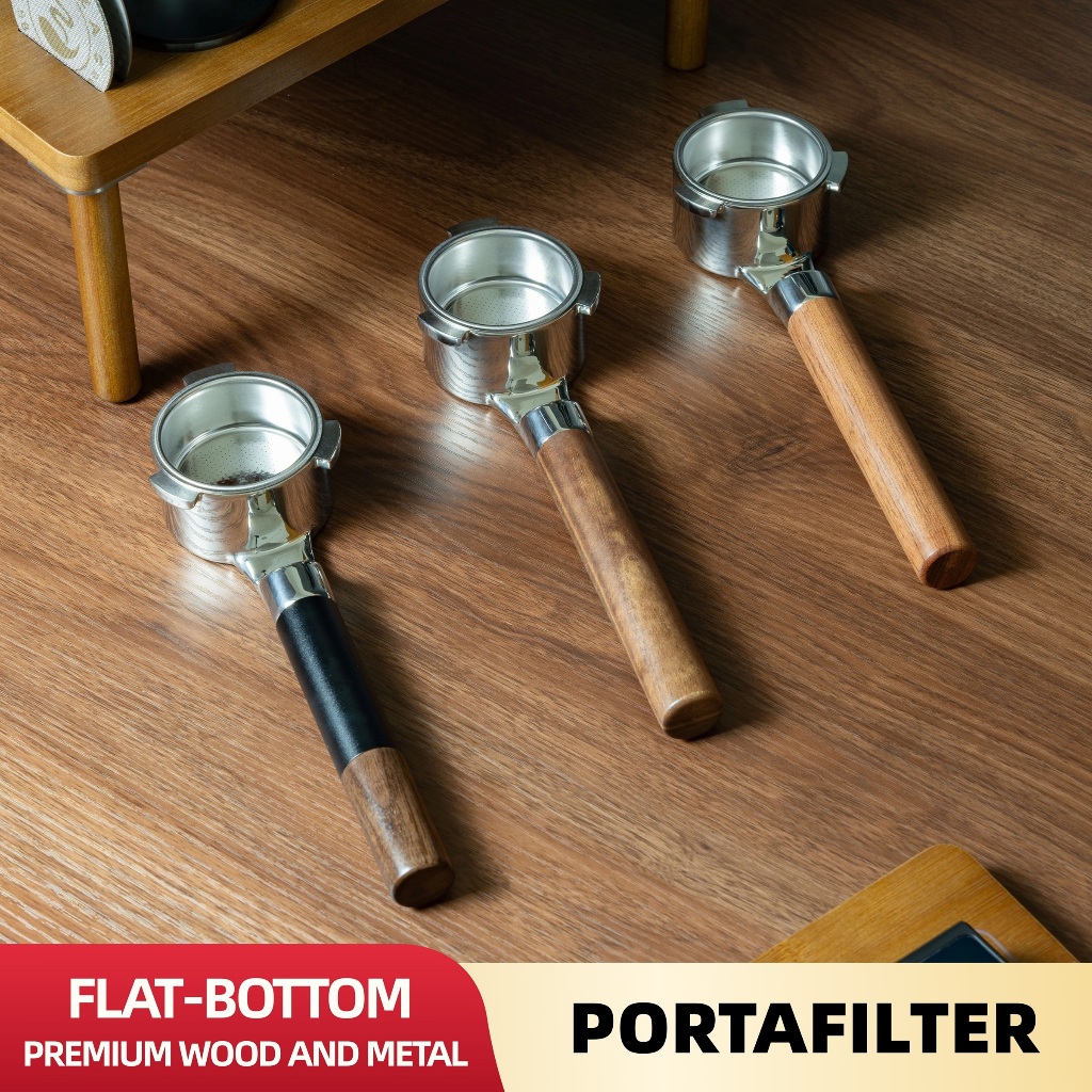 NEOUZA 51mm Portafilter không đáy 3 tai cho DeLonghi Dedica EC680 EC685 EC785 EC885 SMEG ECF01 Đế ph