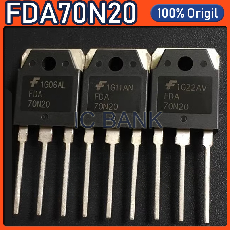 2 Chiếc Chính Hãng FDA70N20 TO-3P FDA 70N20 TO3P 70A / 200V N-Channel MOSFET Mới