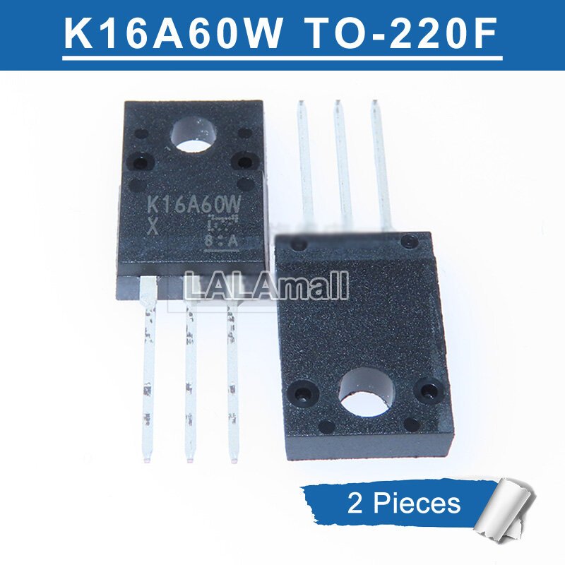 2 Chiếc Chính Hãng K16A60W TK16A60W TO-220F 16A / 600V MOSFET Transistor Mới
