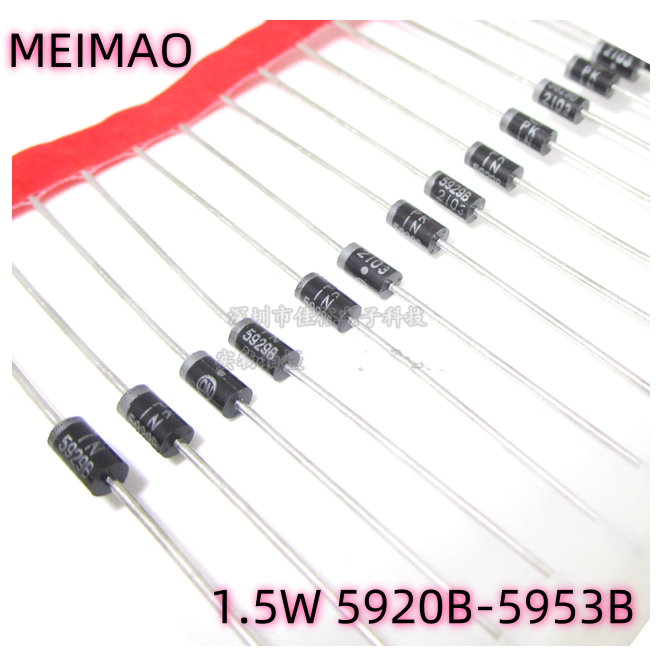 5-10 CHIẾC 1.5W Zener diode chip 6.8V-180V 1N5920B-1N5955B 1N5924B 1N5925B 1N5926B 1N5928B 1N5928B 1