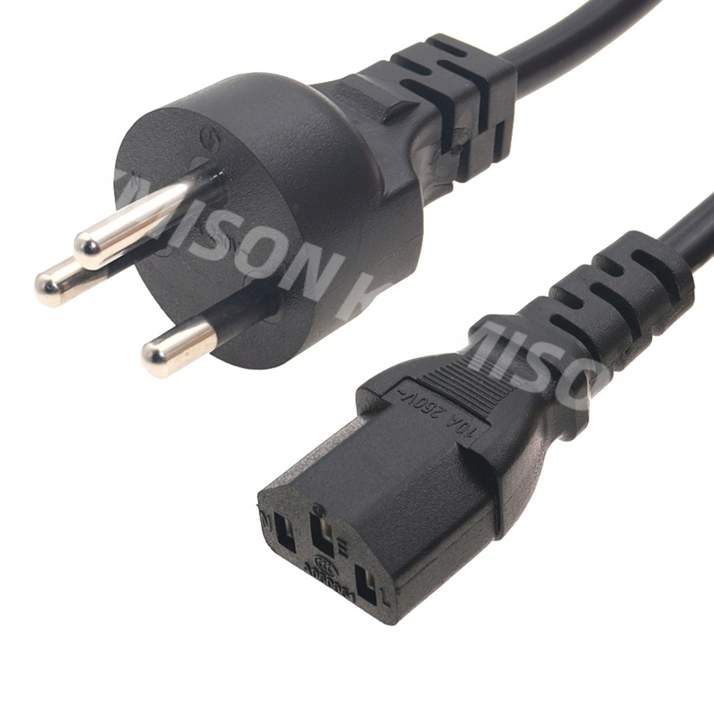Cáp dây nguồn IEC320 C13 THÁI LAN 16A LOẠI O PLug sang C13 Dây nối dài 1,8M / 6FT Thái Lan TIS Cắm c