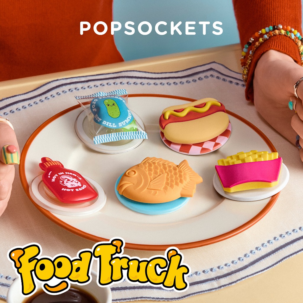 PopSockets Food Truck PopGrip for MagSafe| The Premium Phone Grip| MagSafe iPhone Holder & Similar t