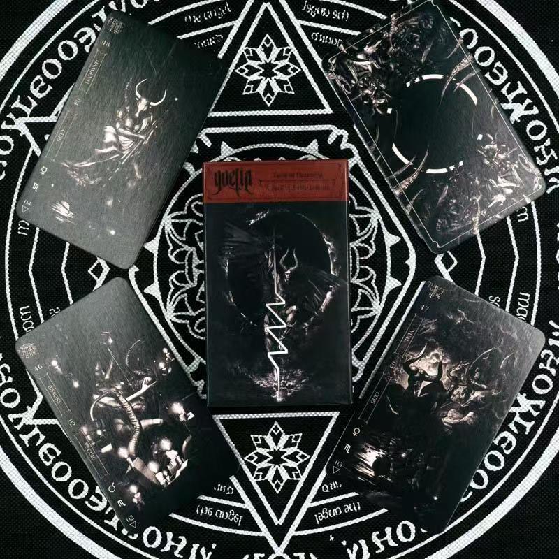 Goetia Tarot Goetia Tarot Goetia Tarot Style 78 Witt Series 10.3 * 6cm Thẻ trò chơi bảng tiếng Anh