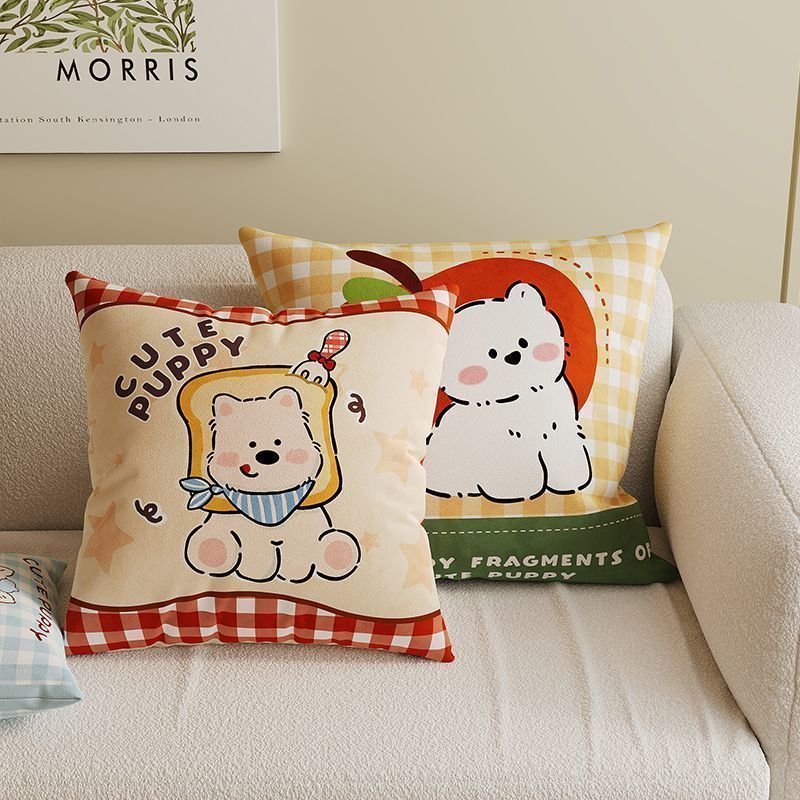 70×70.60×60.45×45.Vỏ gối cotton dễ thương. Vỏ gối sofa trang trí nội thất.