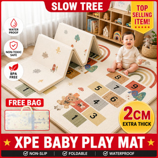 [Baby & Toys] Thảm chơi XPE cực lớn 2.0CM, gập gọn, chống thấm nước, cho trẻ em