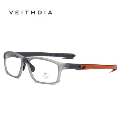 Kính thể thao VEITHDIA Unisex TR90 Khung TR siêu nhẹ với ngôi đền có thể điều chỉnh Model 81283