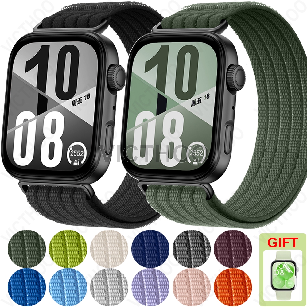Dây đeo Nylon Phụ kiện dây đeo thay thế thể thao cho Huawei Watch Fit 5 4 3 / Huawei Watch Fit 5 4 P